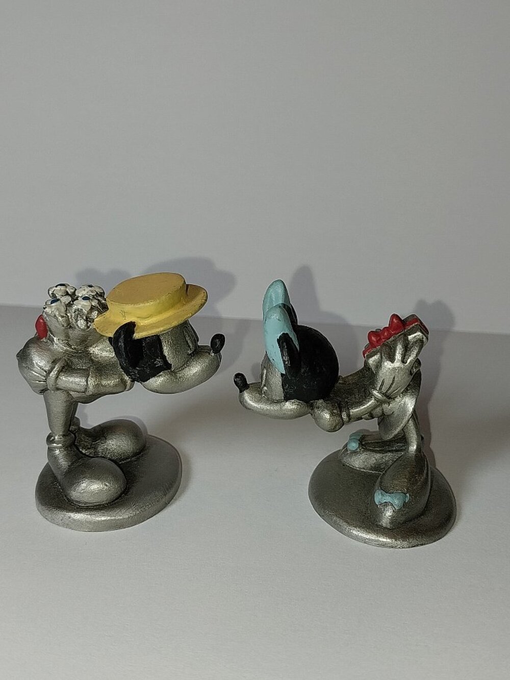 Mickey & Minnie Mouse Pewter Figurines by Hudson Fine Pewter